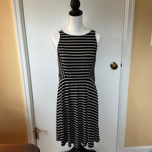 NWOT Chaps striped dress